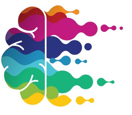 Logo for CogniWave AI; image displays a multicoloured brain